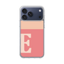 スリムプロテクションケース［ オリジナル - initial two tone - E pink ］