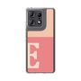 スリムプロテクションケース［ オリジナル - initial two tone - E pink ］