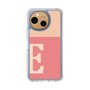 スリムプロテクションケース［ オリジナル - initial two tone - E pink ］