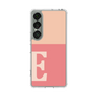 スリムプロテクションケース［ オリジナル - initial two tone - E pink ］