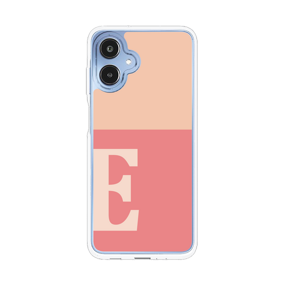 スリムプロテクションケース［ オリジナル - initial two tone - E pink ］