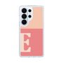 スリムプロテクションケース［ オリジナル - initial two tone - E pink ］