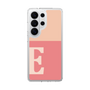 スリムプロテクションケース［ オリジナル - initial two tone - E pink ］