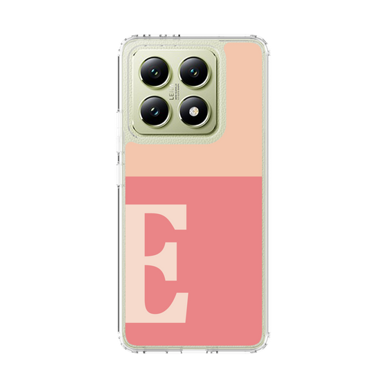 スリムプロテクションケース［ オリジナル - initial two tone - E pink ］