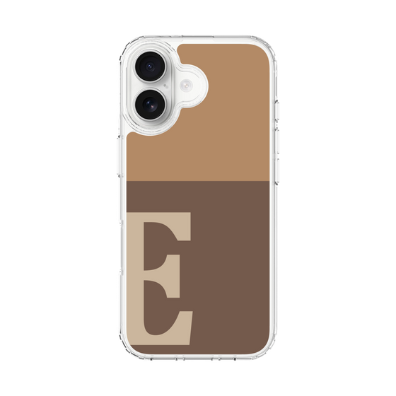 スリムプロテクションケース［ オリジナル - initial two tone - E brown ］