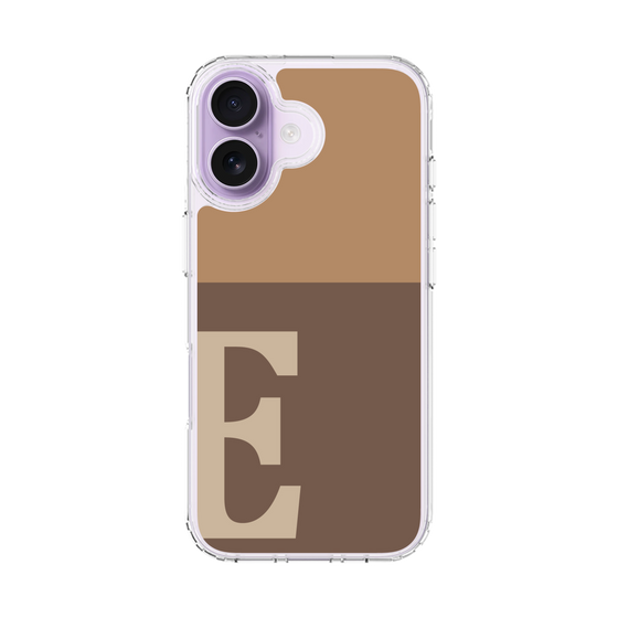 スリムプロテクションケース［ オリジナル - initial two tone - E brown ］