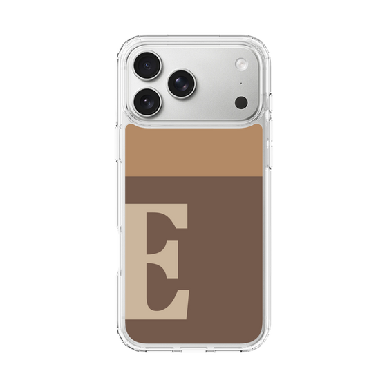 スリムプロテクションケース［ オリジナル - initial two tone - E brown ］
