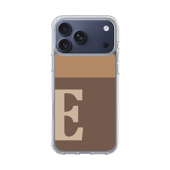 スリムプロテクションケース［ オリジナル - initial two tone - E brown ］