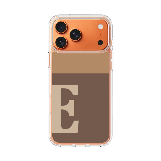 スリムプロテクションケース［ オリジナル - initial two tone - E brown ］