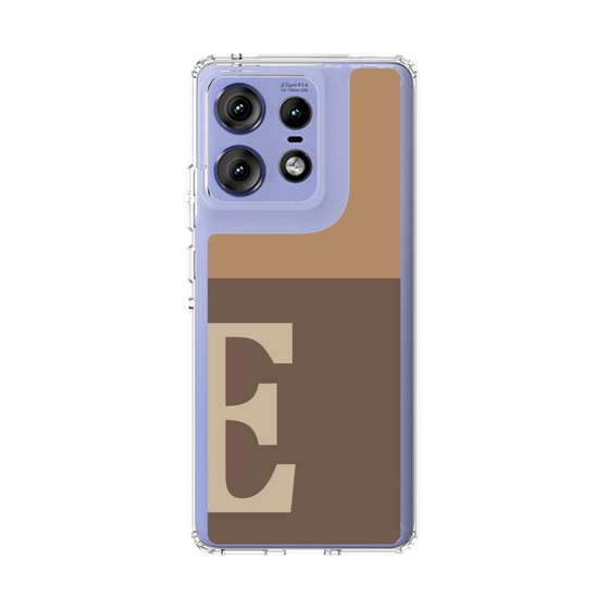 スリムプロテクションケース［ オリジナル - initial two tone - E brown ］
