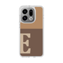 スリムプロテクションケース［ オリジナル - initial two tone - E brown ］