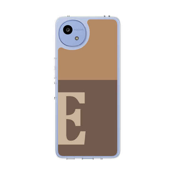 スリムプロテクションケース［ オリジナル - initial two tone - E brown ］
