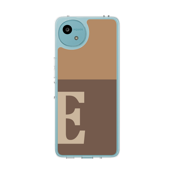 スリムプロテクションケース［ オリジナル - initial two tone - E brown ］