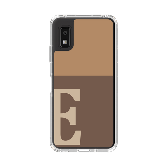 スリムプロテクションケース［ オリジナル - initial two tone - E brown ］