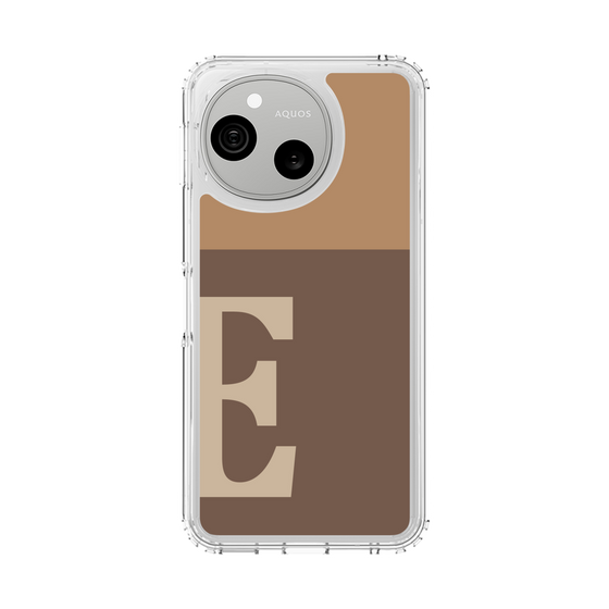 スリムプロテクションケース［ オリジナル - initial two tone - E brown ］