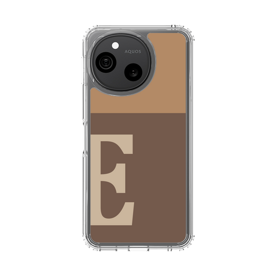 スリムプロテクションケース［ オリジナル - initial two tone - E brown ］