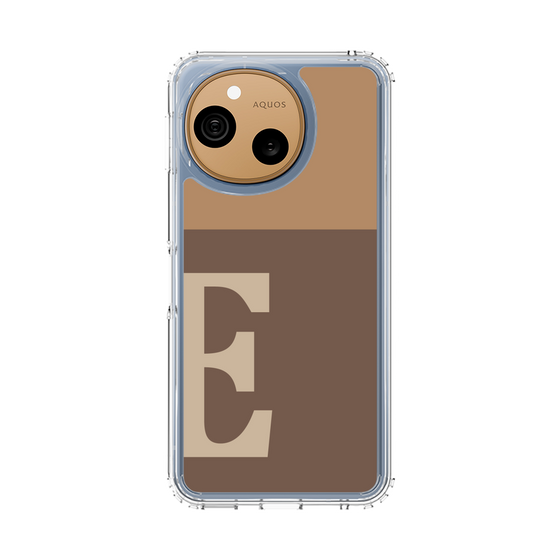 スリムプロテクションケース［ オリジナル - initial two tone - E brown ］