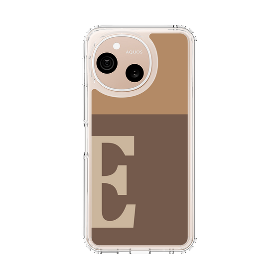 スリムプロテクションケース［ オリジナル - initial two tone - E brown ］