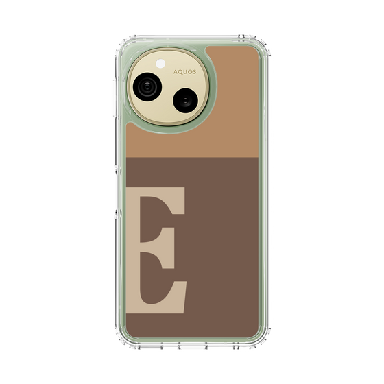 スリムプロテクションケース［ オリジナル - initial two tone - E brown ］