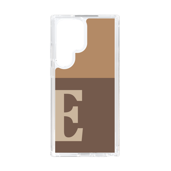 スリムプロテクションケース［ オリジナル - initial two tone - E brown ］