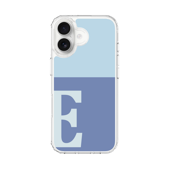 スリムプロテクションケース［ オリジナル - initial two tone - E blue ］