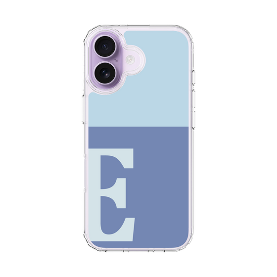 スリムプロテクションケース［ オリジナル - initial two tone - E blue ］