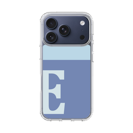 スリムプロテクションケース［ オリジナル - initial two tone - E blue ］