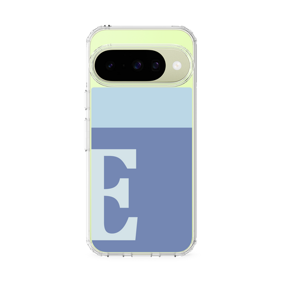 スリムプロテクションケース［ オリジナル - initial two tone - E blue ］