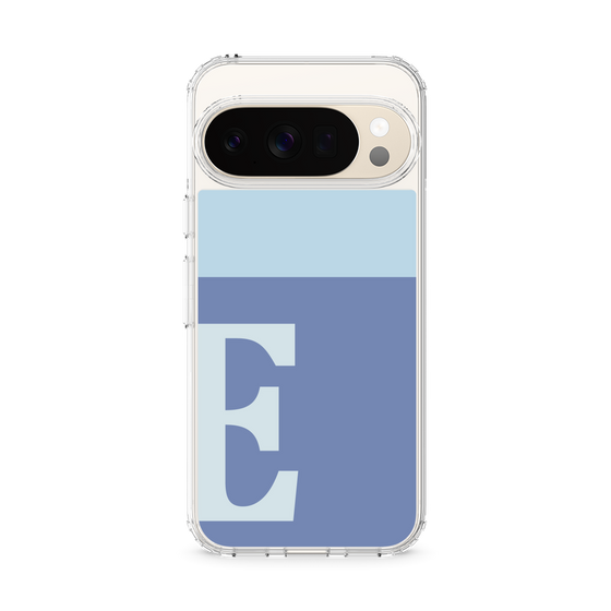 スリムプロテクションケース［ オリジナル - initial two tone - E blue ］