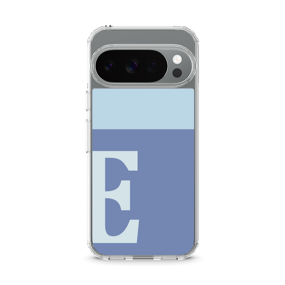 スリムプロテクションケース［ オリジナル - initial two tone - E blue ］