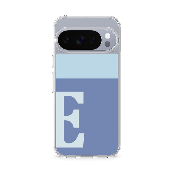 スリムプロテクションケース［ オリジナル - initial two tone - E blue ］