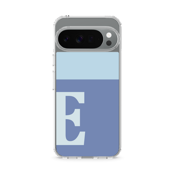 スリムプロテクションケース［ オリジナル - initial two tone - E blue ］