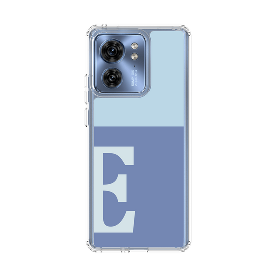 スリムプロテクションケース［ オリジナル - initial two tone - E blue ］