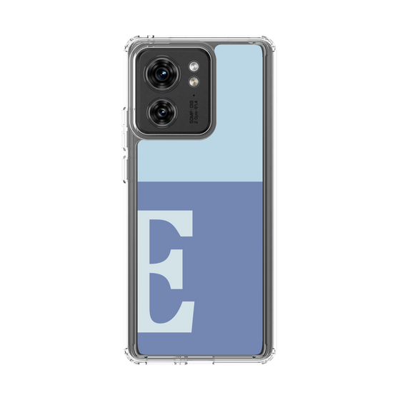 スリムプロテクションケース［ オリジナル - initial two tone - E blue ］