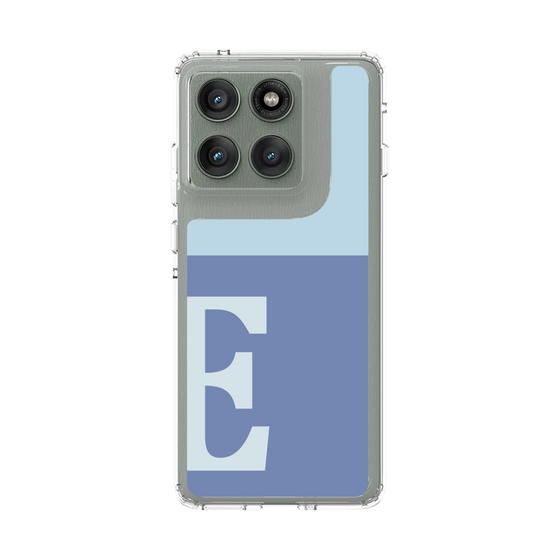 スリムプロテクションケース［ オリジナル - initial two tone - E blue ］