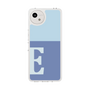 スリムプロテクションケース［ オリジナル - initial two tone - E blue ］