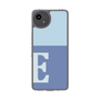 スリムプロテクションケース［ オリジナル - initial two tone - E blue ］