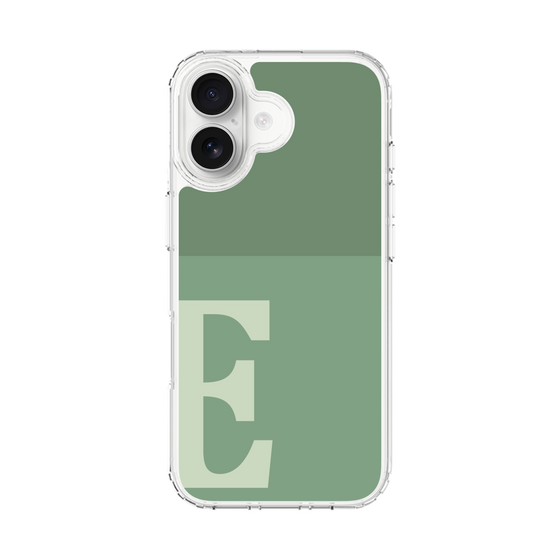 スリムプロテクションケース［ オリジナル - initial two tone - E green ］