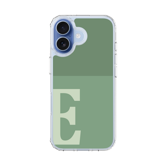 スリムプロテクションケース［ オリジナル - initial two tone - E green ］