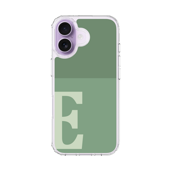 スリムプロテクションケース［ オリジナル - initial two tone - E green ］