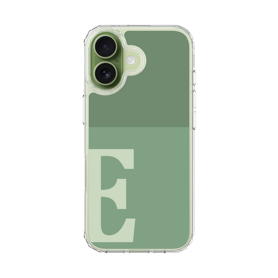 スリムプロテクションケース［ オリジナル - initial two tone - E green ］
