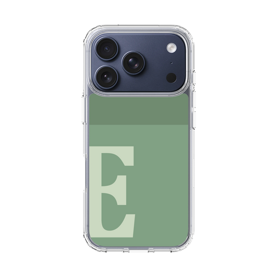 スリムプロテクションケース［ オリジナル - initial two tone - E green ］