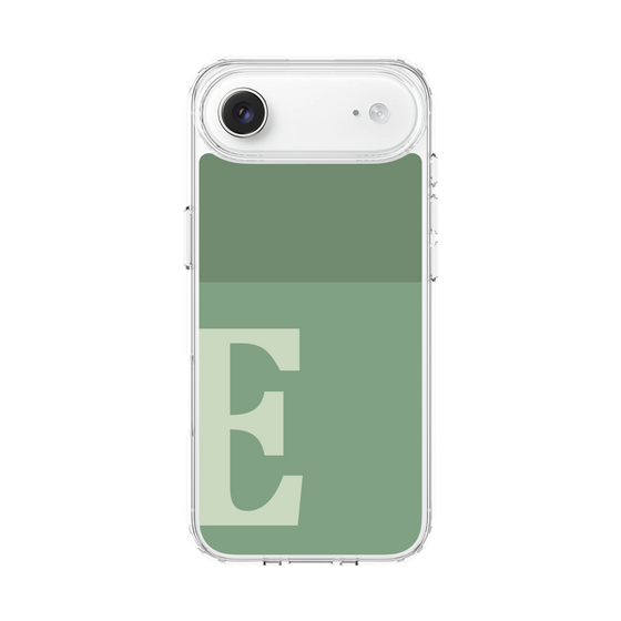 スリムプロテクションケース［ オリジナル - initial two tone - E green ］