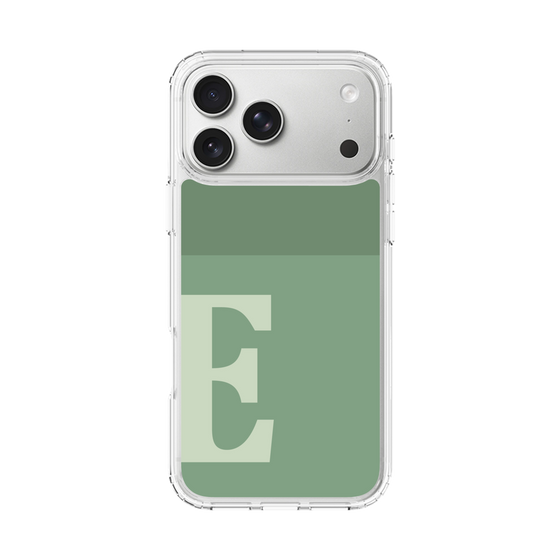 スリムプロテクションケース［ オリジナル - initial two tone - E green ］