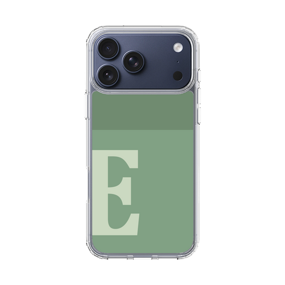 スリムプロテクションケース［ オリジナル - initial two tone - E green ］