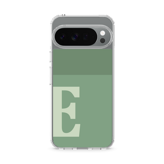 スリムプロテクションケース［ オリジナル - initial two tone - E green ］