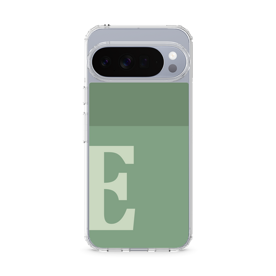 スリムプロテクションケース［ オリジナル - initial two tone - E green ］