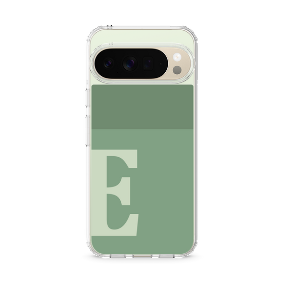 スリムプロテクションケース［ オリジナル - initial two tone - E green ］