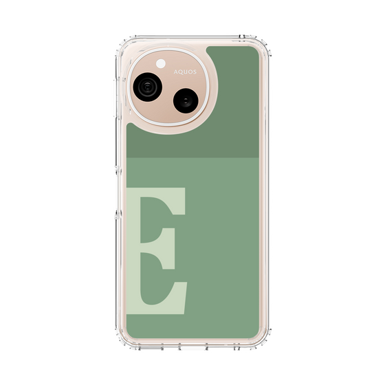 スリムプロテクションケース［ オリジナル - initial two tone - E green ］