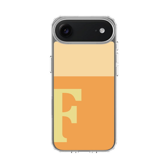 スリムプロテクションケース［ オリジナル - initial two tone - F orange ］